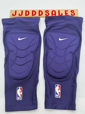 Nike Pro NBA Hyperstrong Padded Knee Sleeves LA Lakers Purple Men’s Sz L/XL NEW